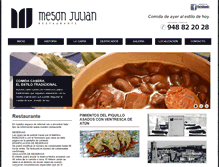 Tablet Screenshot of mesonjulian.com